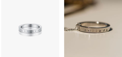 Believe MantraBand ring size 9