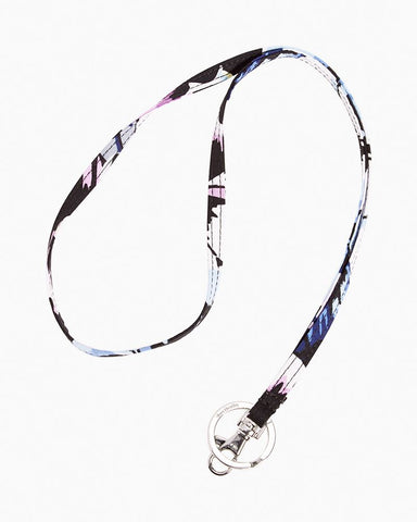 Vera Bradley Breakaway Lanyard Plum Pansies