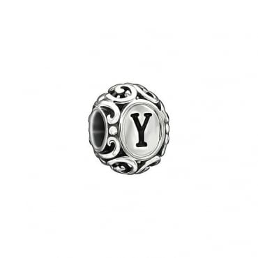 Initially Speaking Y black enamel