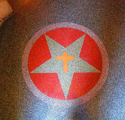 Pentagram vs. Pentacle - Our Lady of Victory Church in Marble Cliff, Ohio