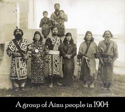 Ainu people in 1904