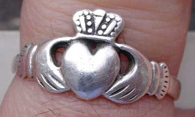 Silver Claddagh Ring