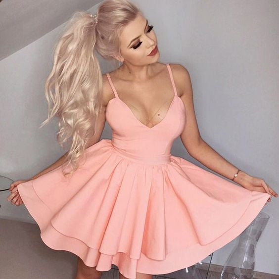 baby pink day dress
