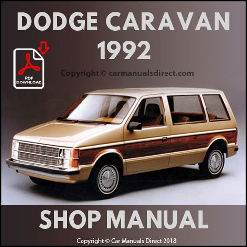 Dodge grand caravan repair manual pdf