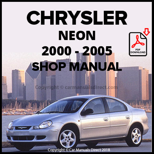 Chrysler 2000-2005 Neon Shop Manual – Car Manuals Direct