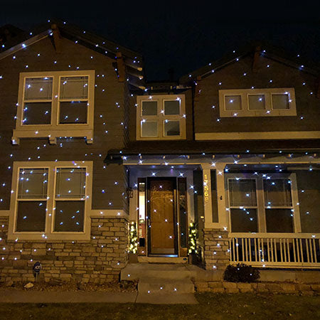 white laser lights for home