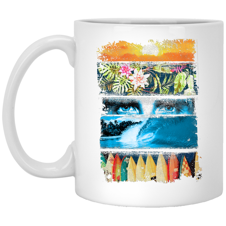 Surfing Coffee Mug - 'Abstract'