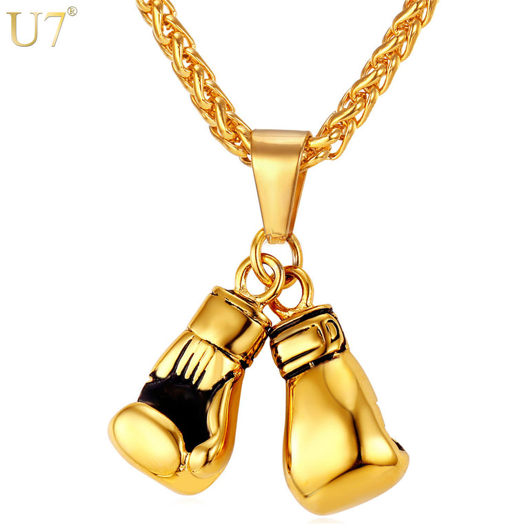 Boxing Gloves Necklace