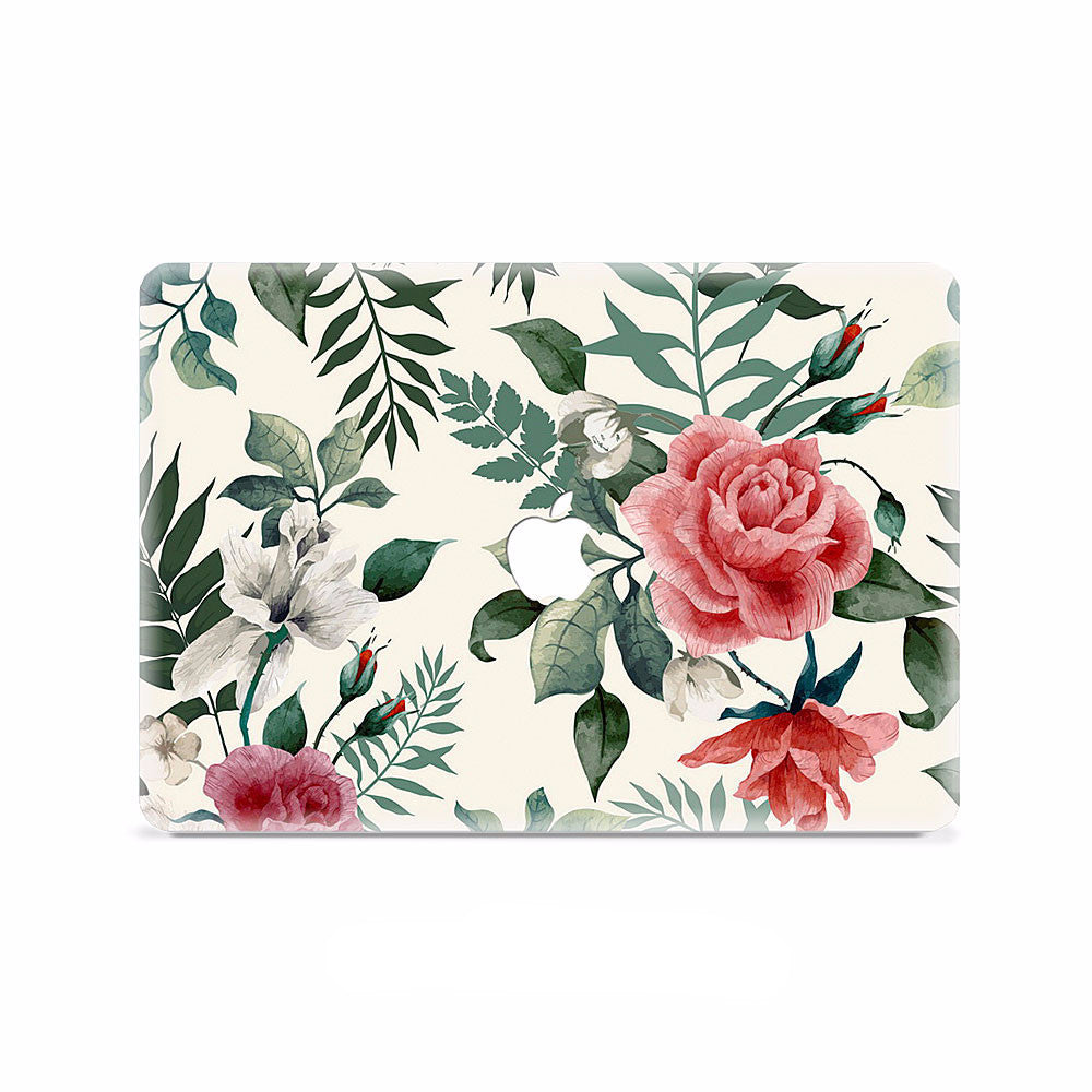 Macbook Decal - Vintage Roses - colourbanana