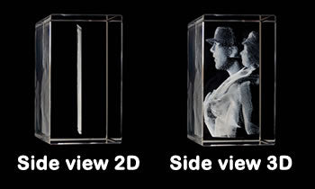 Comparison of 2D and 3D photo crystals