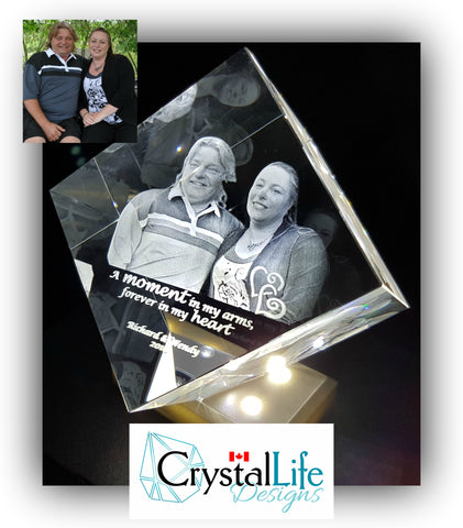 crystal life designs 3d laser etched photo crystal canada valentines diamond