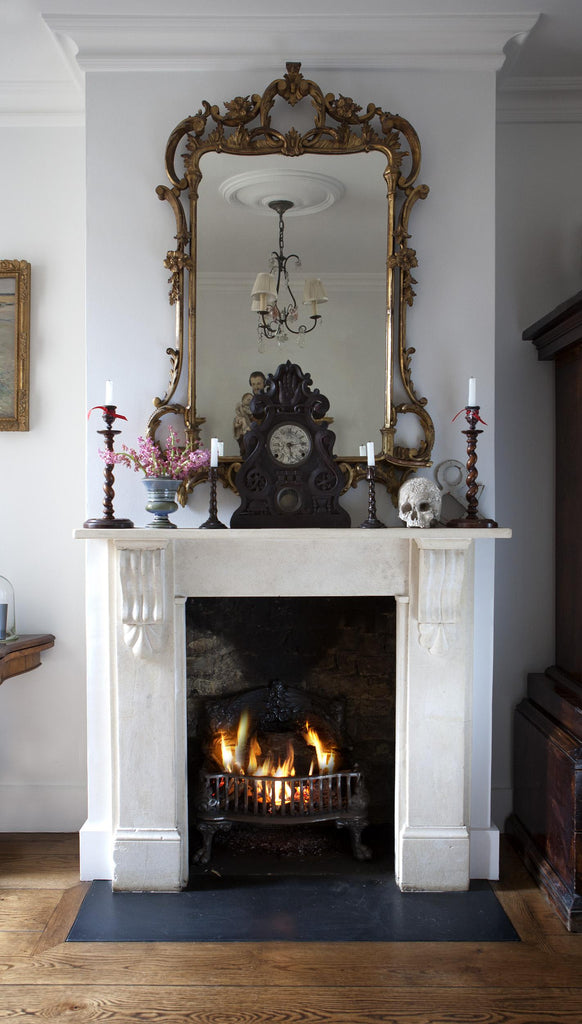 Antique Victorian Stone Fireplaces