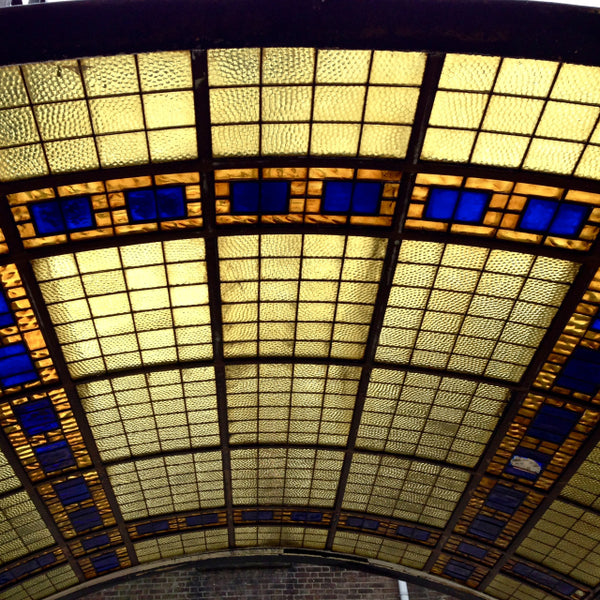 1920s Stained Glass Skylights from Metropole Cinema