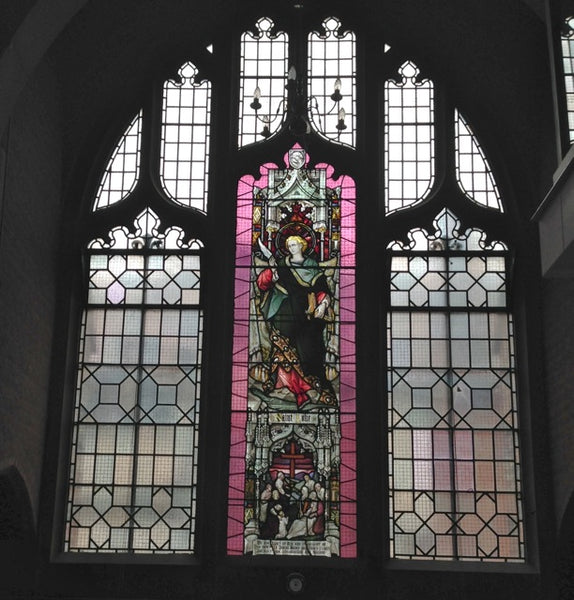 Stained glass church windows