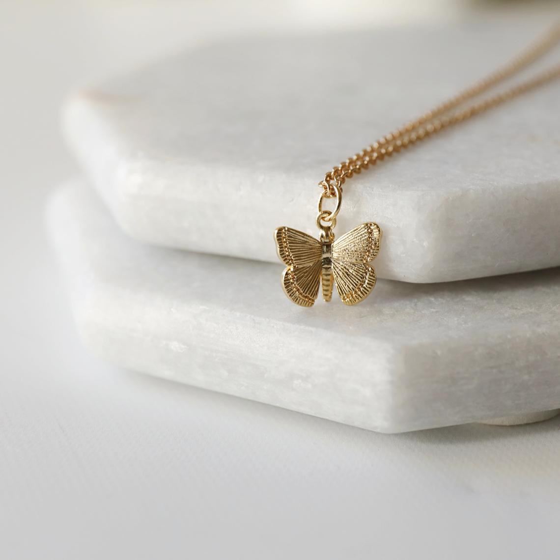 Butterfly Pendant Necklace