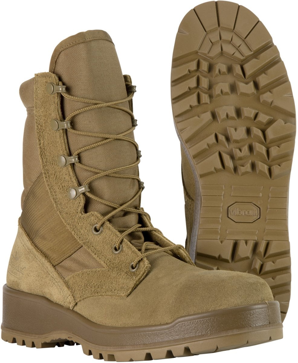 coyote brown steel toe boots
