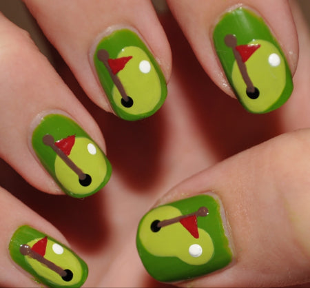 Golf Inspired Manicure (Average cost: $15.00- $25.00)