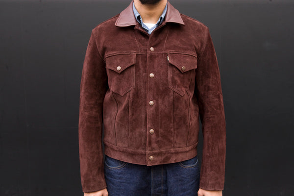 levis suede trucker jacket