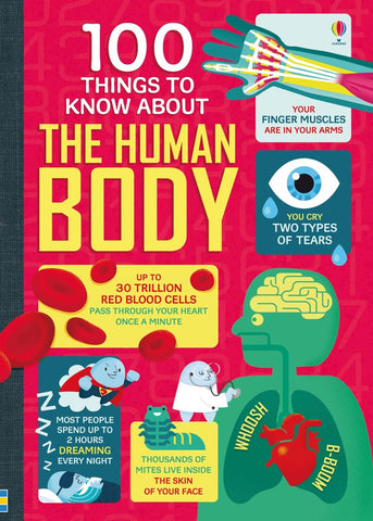 Usborne 100 Things to Know About the Human Body Paperback Book