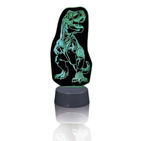 Heebie Jeebies Tyrannosaurus LED Glow Art Lamp