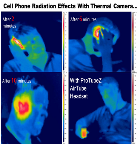 Air Tube Headset Anti EMF Radiation