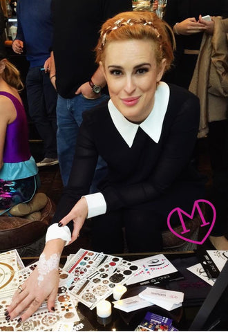 Rumor willis in love and madness white henna tattoos