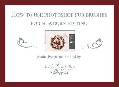 How to use Photoshop fur brushes for newborn editing