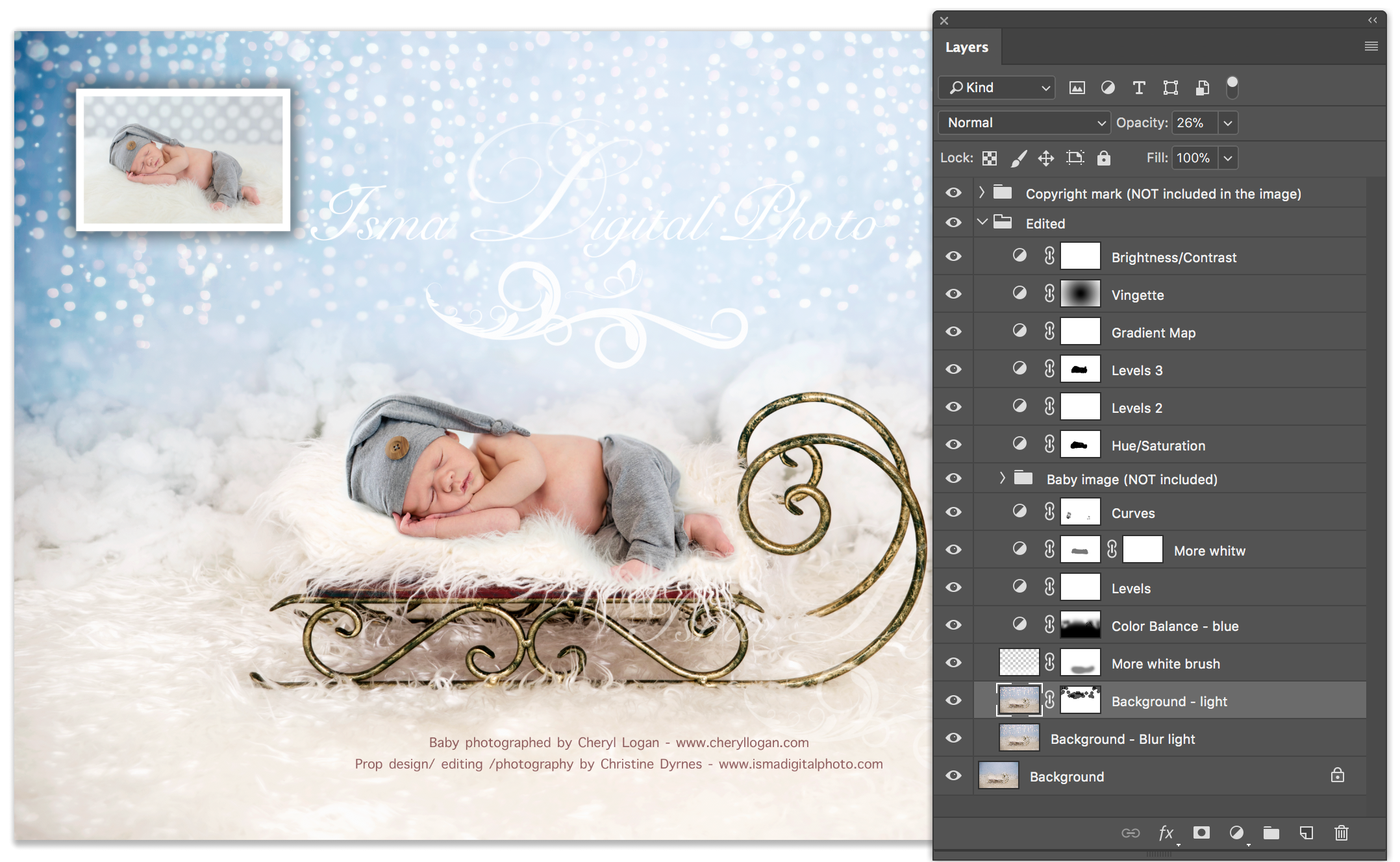Digital Backdrop /Props for Newborn /baby photography - High resolution digital backdrop /background - two JPG and one PSD file with layers
