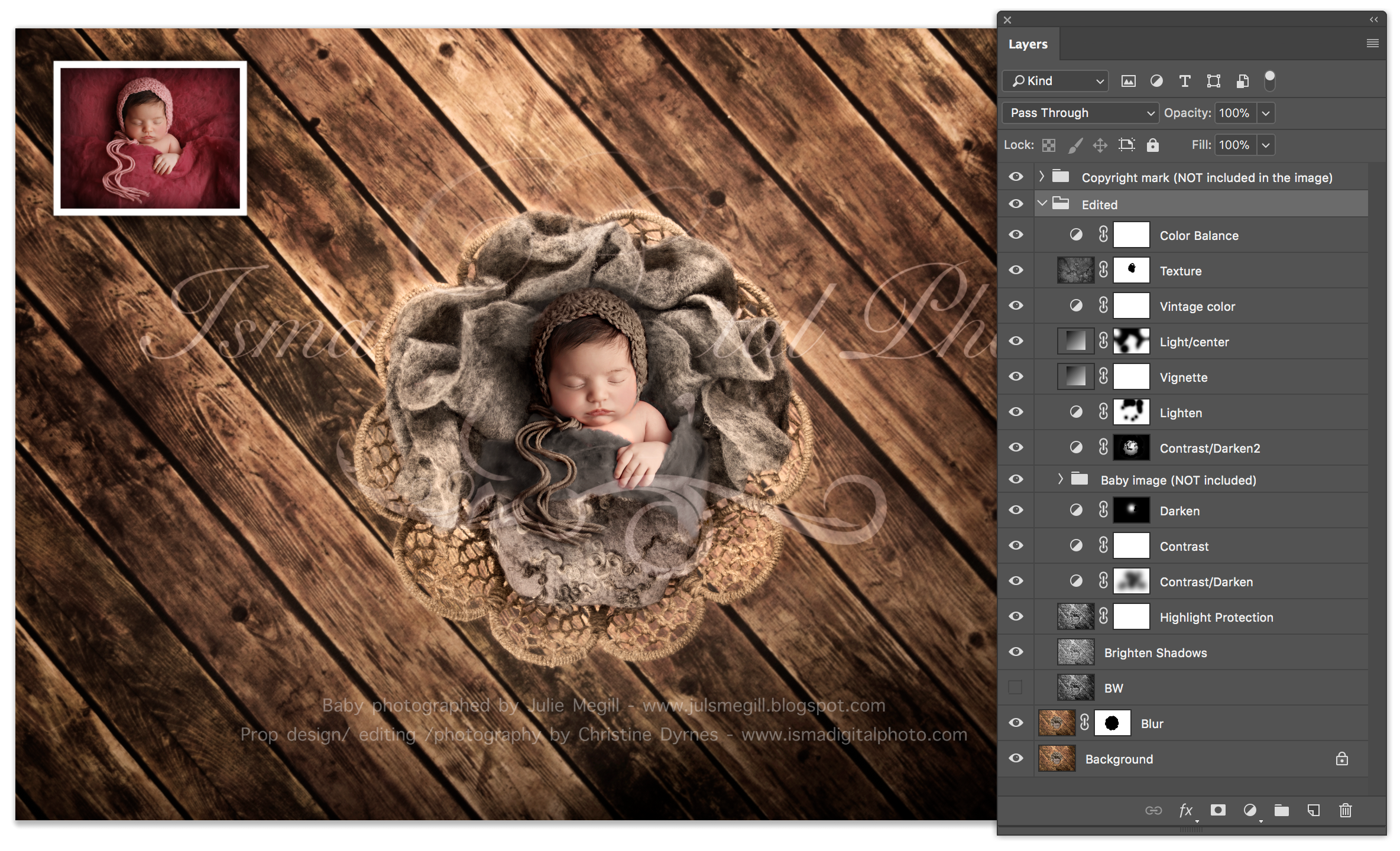 Newborn felted wool bed 7  Digital Backdrop /Props for Newborn /baby photography - High resolution digital backdrop /background - One JPG and one PSD file with layers