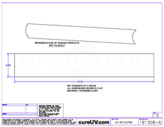technical data sheet for American Ultraviolet A94182MCB Reflector Set