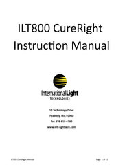 ILT 800 User's manual