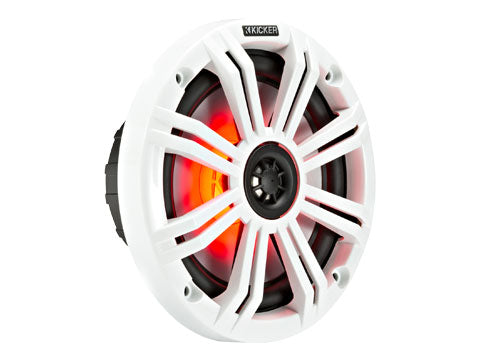 Kicker 45KM654L Coaxial Speakers With Red LED