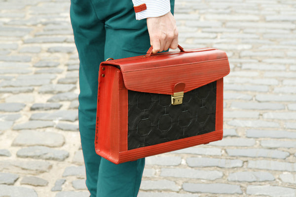 Elvis & Kresse fire & hide Attache case