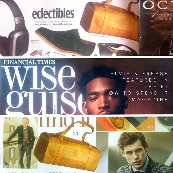 Elvis & Kresse featured in How To Spend It magazine, the Financial Times weekend edition.