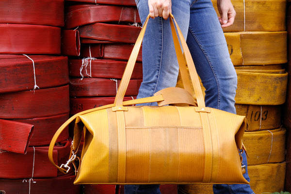 Elvis & Kresse Fire-hose Weekend bag