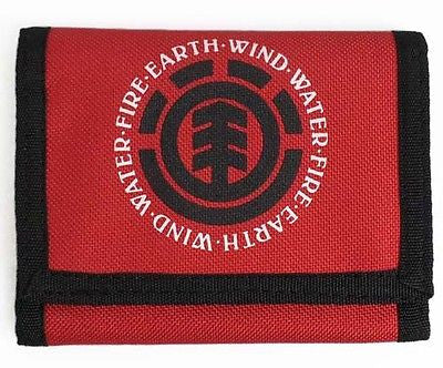 Element Elemental Wallet Mens Mans Boys Red Ripper Style