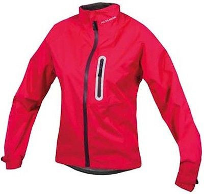 Altura Nevis II Women's Girls Waterproof MTB Mountain Bike Cycle Jacket Raspberry Red