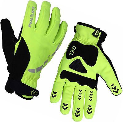 Polaris Hoolie Windproof Winter Cycling Gloves Cycle Bike MTB High Visibility