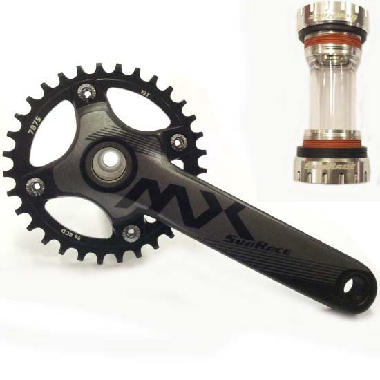 sunrace m800 spider mtb crankset