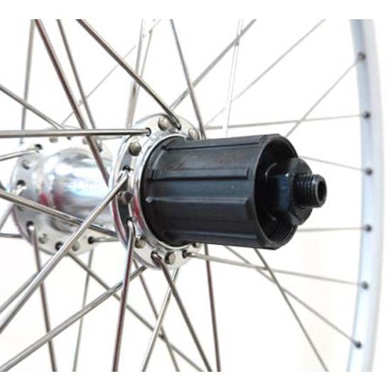 silver 700c wheelset