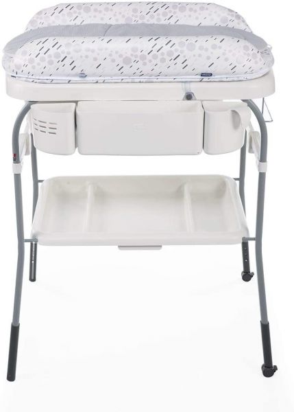 Chicco Cuddle Bubble Baby Bath Changer.Chicco Cuddle Bubble Comfort Baby Bath Changing Table Cool Grey Ourkidseg