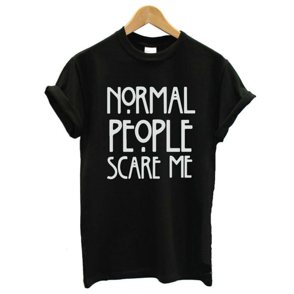 Taxpayer Tilmeld angre Women Normal People Scare Me Tees – ESS6 Fashion