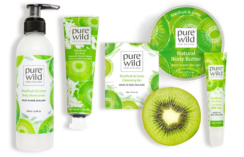 purewild.co.nz New Zealand Skincare_kiwifruit products