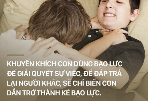 dạy trẻ tránh xa bạo lực