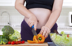 dinh dưỡng cho mẹ bầu mang thai đôi