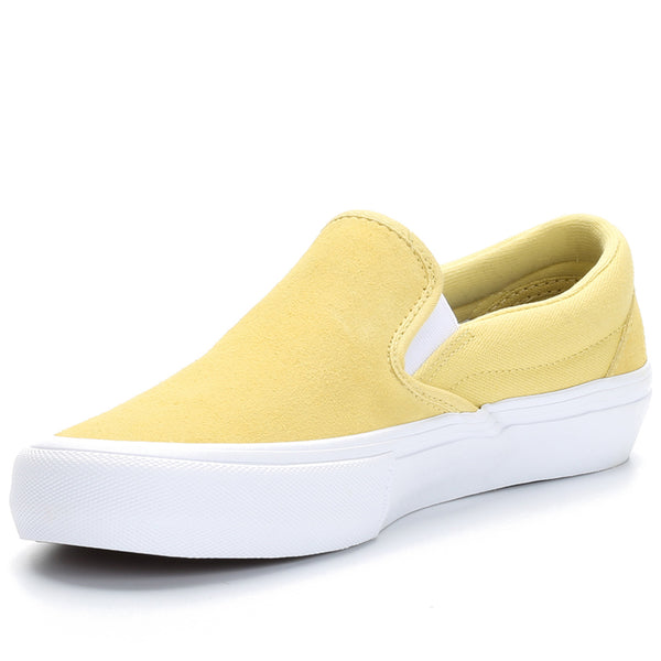 vans slip on pro shoes dusky citron