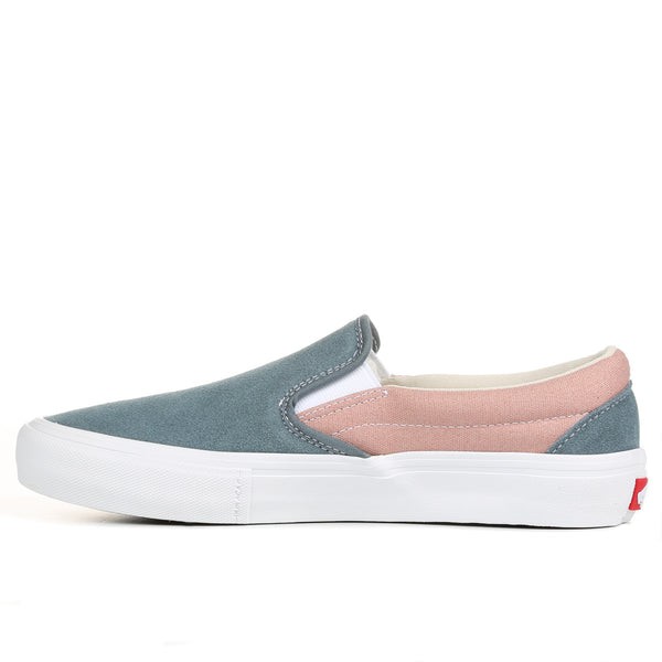 vans slip on pro goblin blue mahogany rose