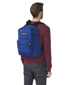 blue jansport backpack