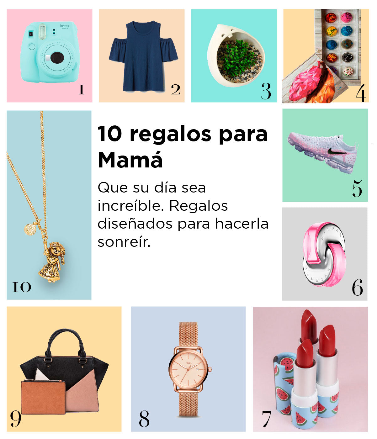 Regalos ideales para mamá