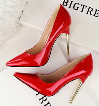 stiletto metal heels